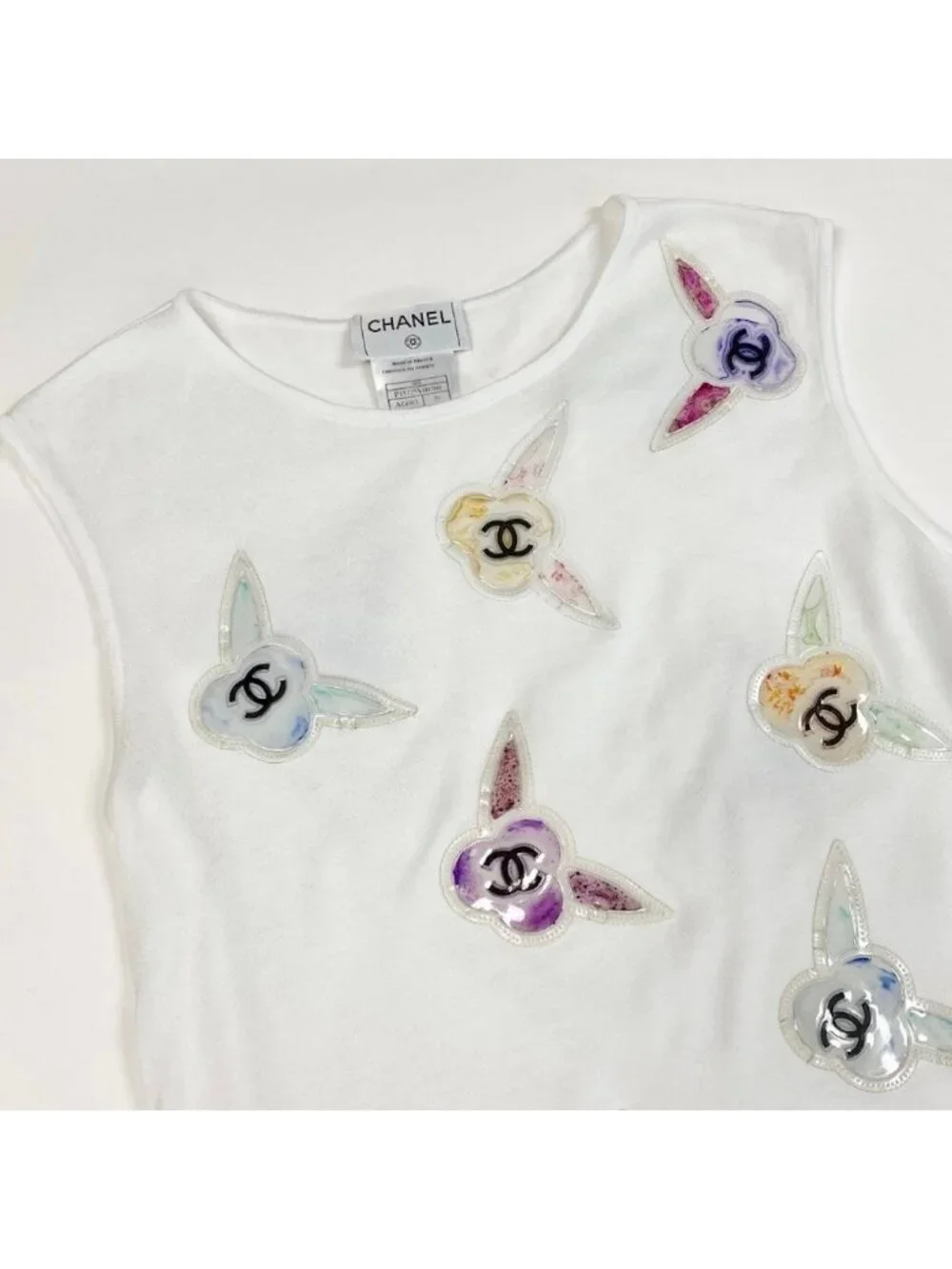 Chanel CC Logo Cotton Tank